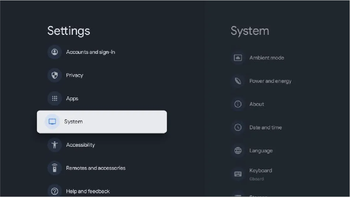 Google TV features