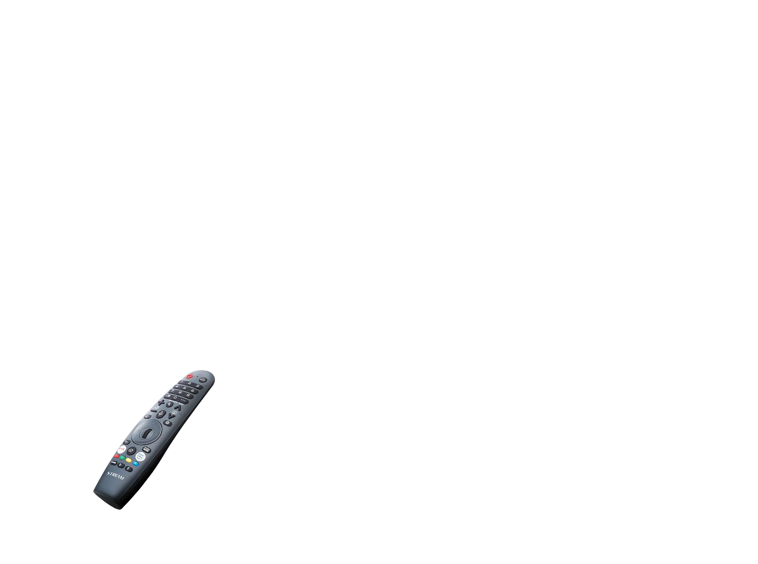 STREAM's TV with a WebOS interface